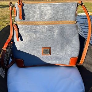 Navy blue Dooney and Burke